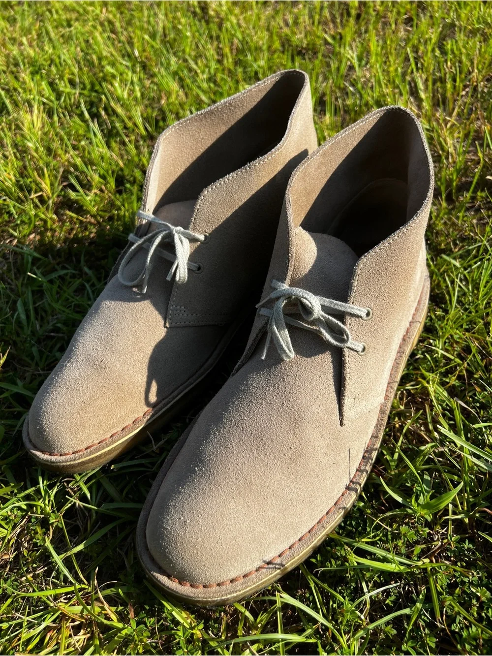 Clarks clean lightly
